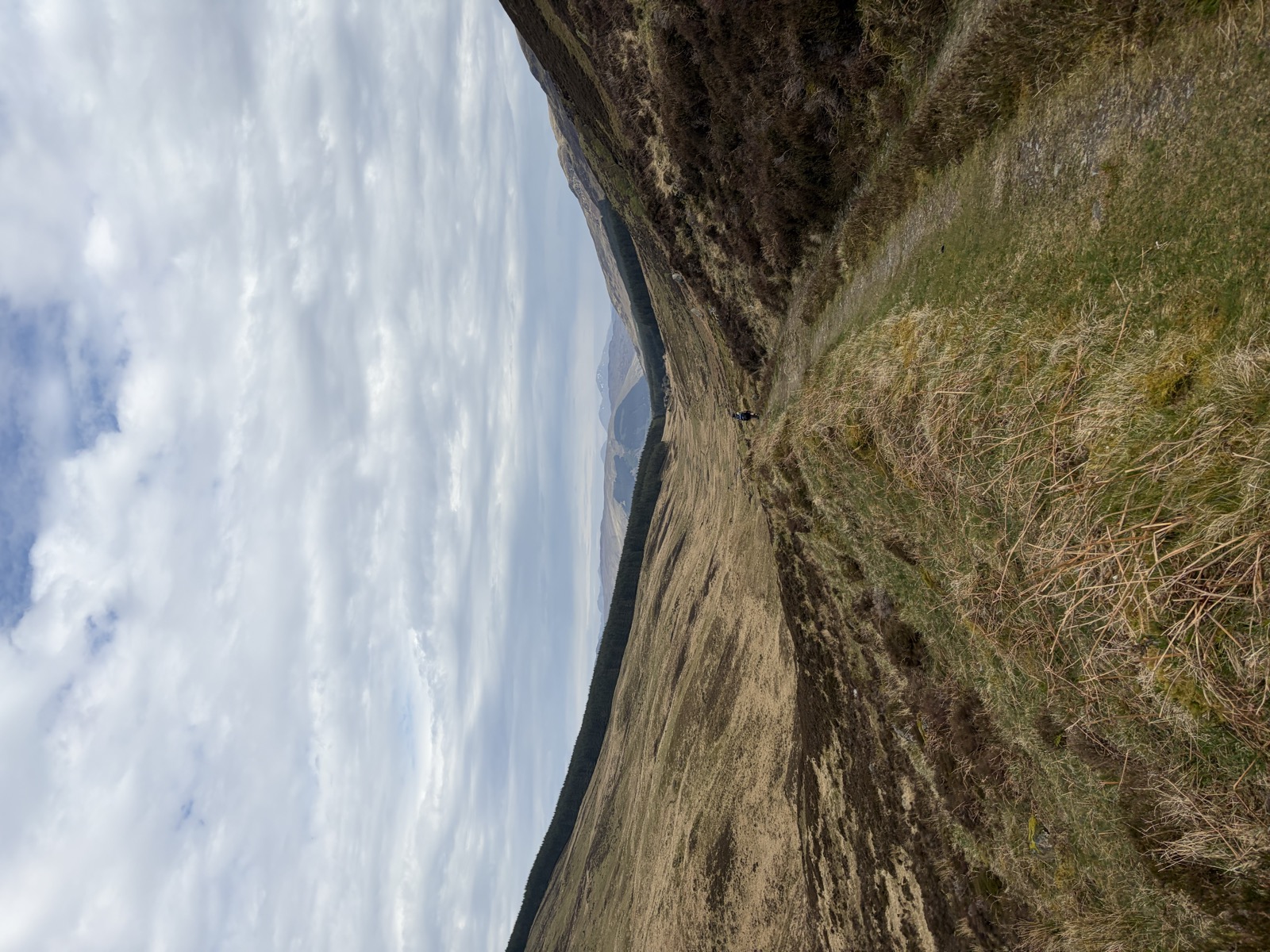 Descent through the valley