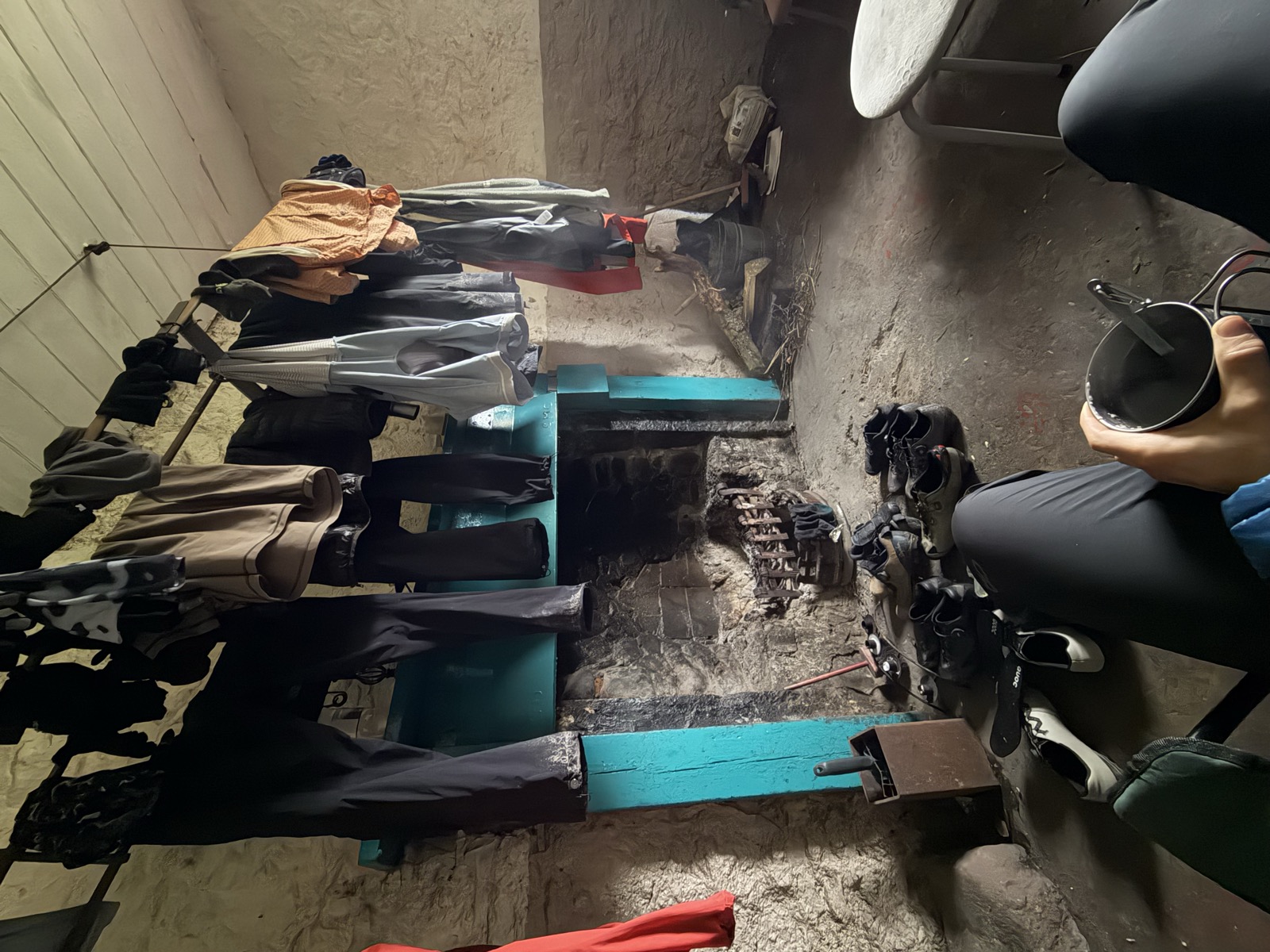 View of clothes drying