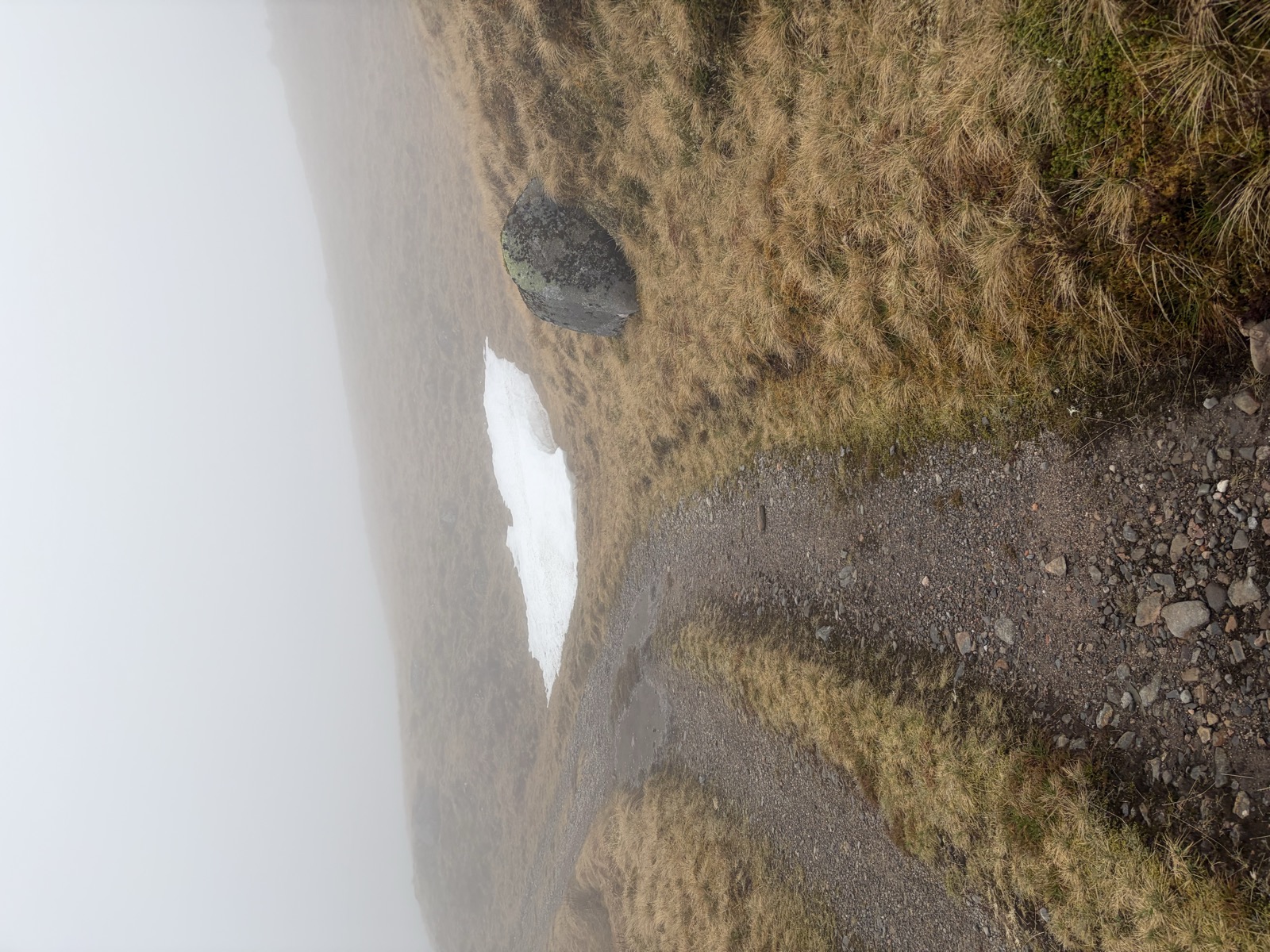 Snow at the top of Corrieyairack Pass