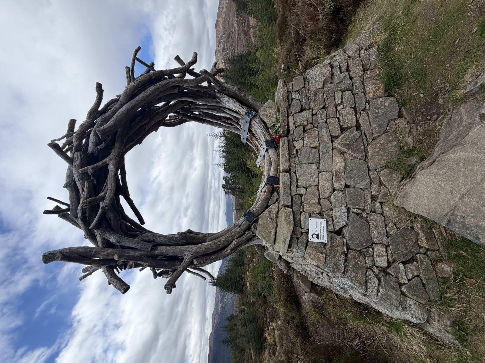 Circle wood loch ness